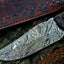 Premium Custom Firestorm Damascus Steel Hunting Knife - Korvel