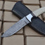 Premium Custom Damascus Steel Hunting and Skinning Knife - Korvel