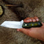 Premium D2 Steel Tanto Blade Knife for Outdoor Adventures - Korvel