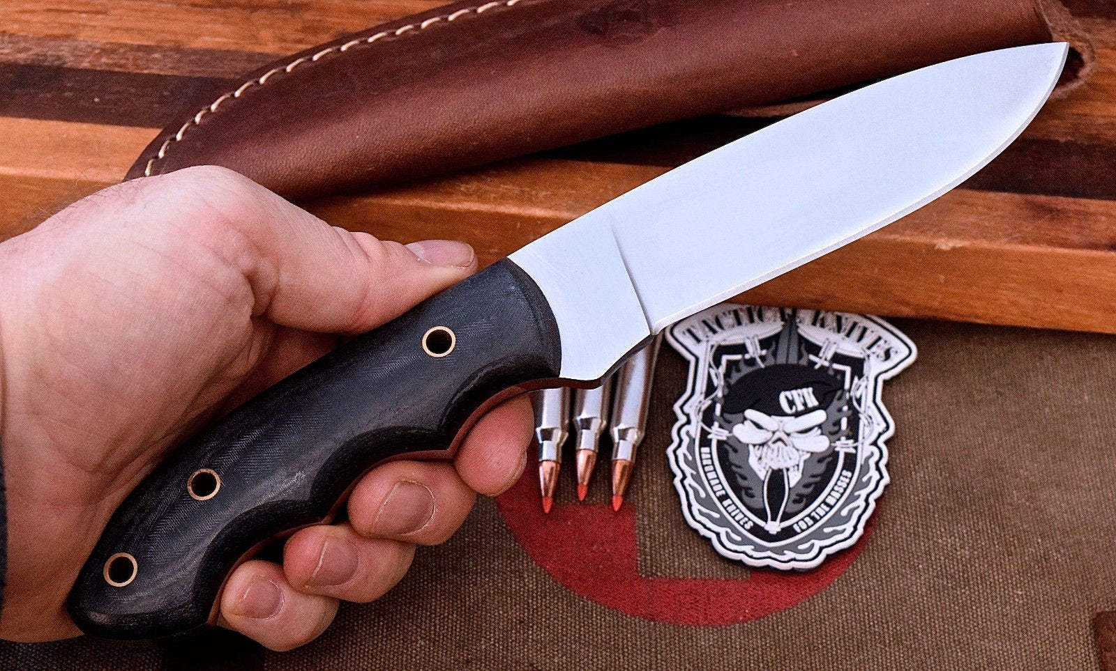 Premium Handmade D2 Bushcraft Skinner Knife for Hunters - Korvel