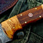 Artisan Crafted Damascus Steel Hunting and Skinning Knife - Korvel