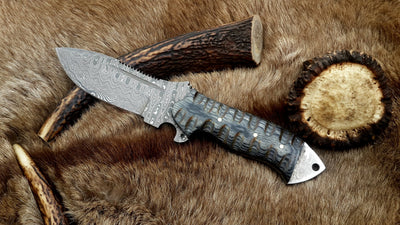 Premium Handmade Damascus Tactical Knife - Korvel