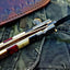 Artisan Crafted Damascus Steel Folding Knife - Korvel