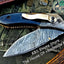Exquisite Custom Damascus Steel Folding Knife with Pocket Clip - Korvel
