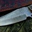 Premium Custom Damascus Steel Hunting and Skinning Knife - Korvel