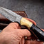 Premium Damascus Steel Skinning Knife - Precision Crafted - Korvel