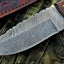 Artisan Crafted Twist Damascus Steel Skinning Knife - Korvel