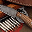 Premium Custom Damascus Steel Hunting Knife for Outdoor Adventures - Korvel