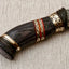 Artisan Crafted Damascus Steel Hunting Knife with Leather Sheath - Korvel