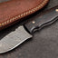 Premium Custom Damascus Steel Hunting and Camping Knife - Korvel