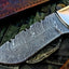 Premium Custom Damascus Steel Hunting and Skinning Knife - Korvel