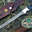 Premium Handmade Damascus Steel Fillet Knife with Black Micarta Handle - 13 Inches - Korvel