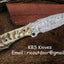 Artisan Crafted Damascus Steel Skinning Knife - Korvel