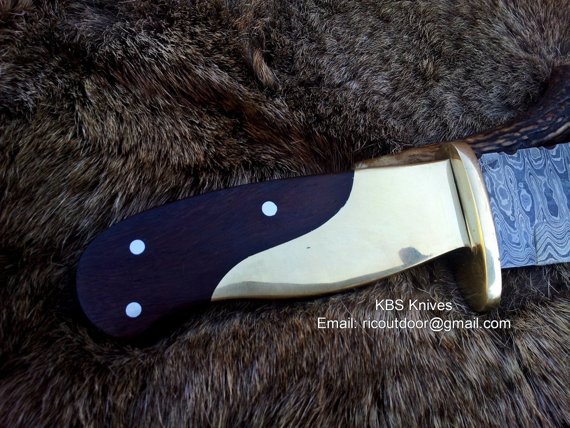 Premium Handmade Damascus Steel Hunting Knife - Korvel