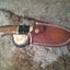 Premium Guthook Knife - 1095 High Carbon Steel with Elegant Rosewood & Buffalo Horn Handle - Korvel