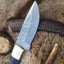 Exquisite Handmade Damascus Steel Knife - Korvel