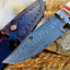 Artisan Crafted Damascus Steel Hunting and Skinning Knife - Korvel