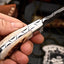 Artisan Crafted Mini Skinner Knife with New Zealand Red Stag Antler Handle - Korvel