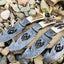 Artisan Crafted Damascus Steel Guthook Knives - Korvel