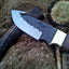 Premium Handcrafted High Carbon Steel Gut Hook Knife - Korvel