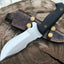 Premium Full Tang Custom D2 Steel Hunting and Camping Knife - Korvel
