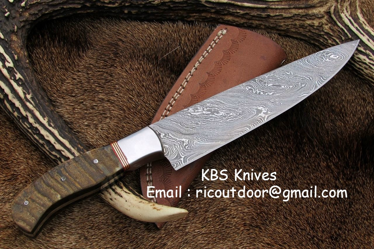 Premium Handmade Damascus Chef Knife - Korvel