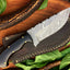 Premium Handmade Damascus Steel Hunting and Skinning Knife - Korvel