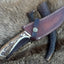 Premium Handcrafted Damascus Steel Knife with Stag Horn Handle - Korvel