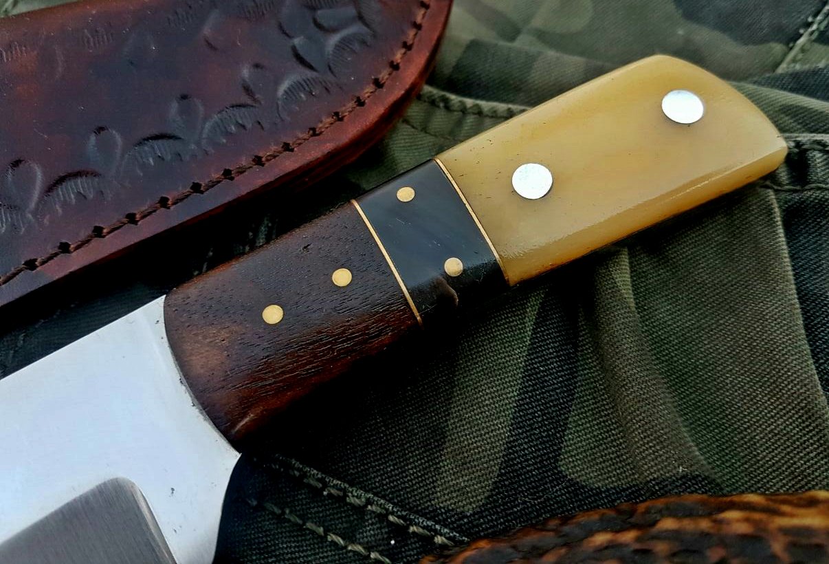 Premium Custom D2 Tool Steel Hunting and Skinning Knife - Korvel