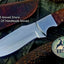 Premium Custom D2 Tool Steel Hunting and Skinning Knife - Korvel