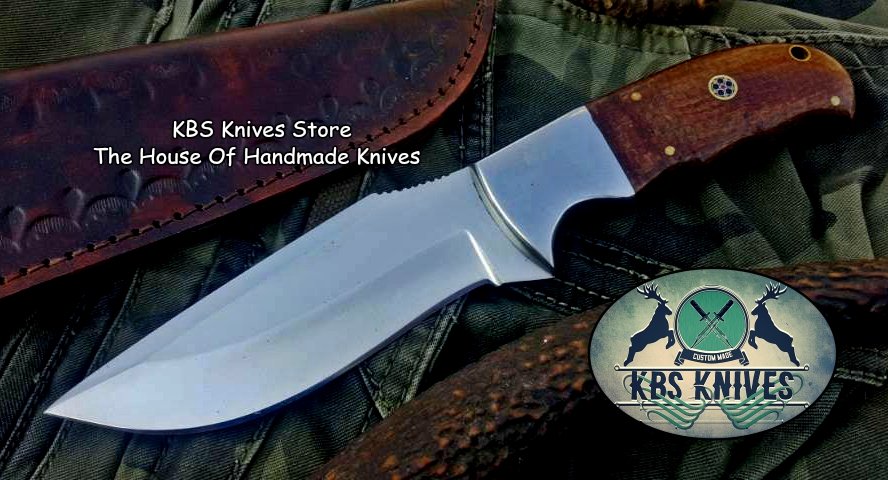 Premium Custom D2 Tool Steel Hunting and Skinning Knife - Korvel