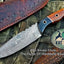 Premium Custom Damascus Steel Hunting and Skinning Knife - Korvel
