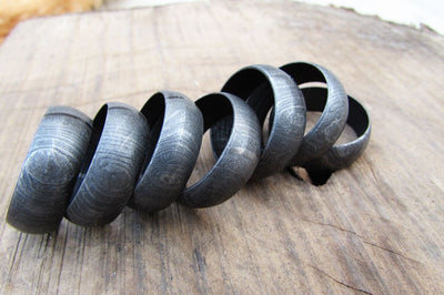 Handcrafted Damascus Steel Ring - Custom Sizes Available - Korvel