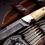 Premium Handmade Damascus Steel Hunting Knife - Korvel