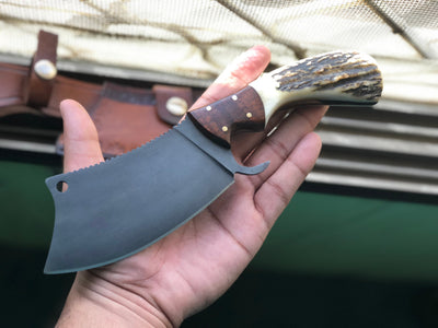 Premium Full Tang Custom 1095 EDC Cleaver Knife - Korvel