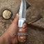 Ridgeback Hunter Custom Damascus Steel Knife - Ultimate Outdoor Companion - Korvel