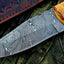 Artisan Crafted Damascus Steel Hunting and Skinning Knife - Korvel