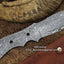 Premium Damascus Steel Blank Blade for Crafting - Korvel