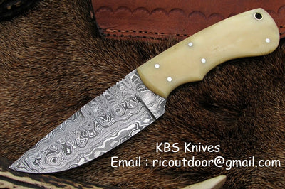 Premium Custom Fixed Blade Skinning Knife – 8 Inch Masterpiece - Korvel