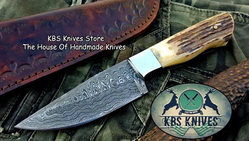 Artisan Crafted Damascus Steel EDC Skinning Knife - Korvel