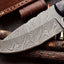 Premium Custom Handmade Wide Damascus Skinner Knife for Hunting - Korvel
