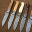 Exquisite Handmade Damascus Steel Steak Knife Set - Korvel