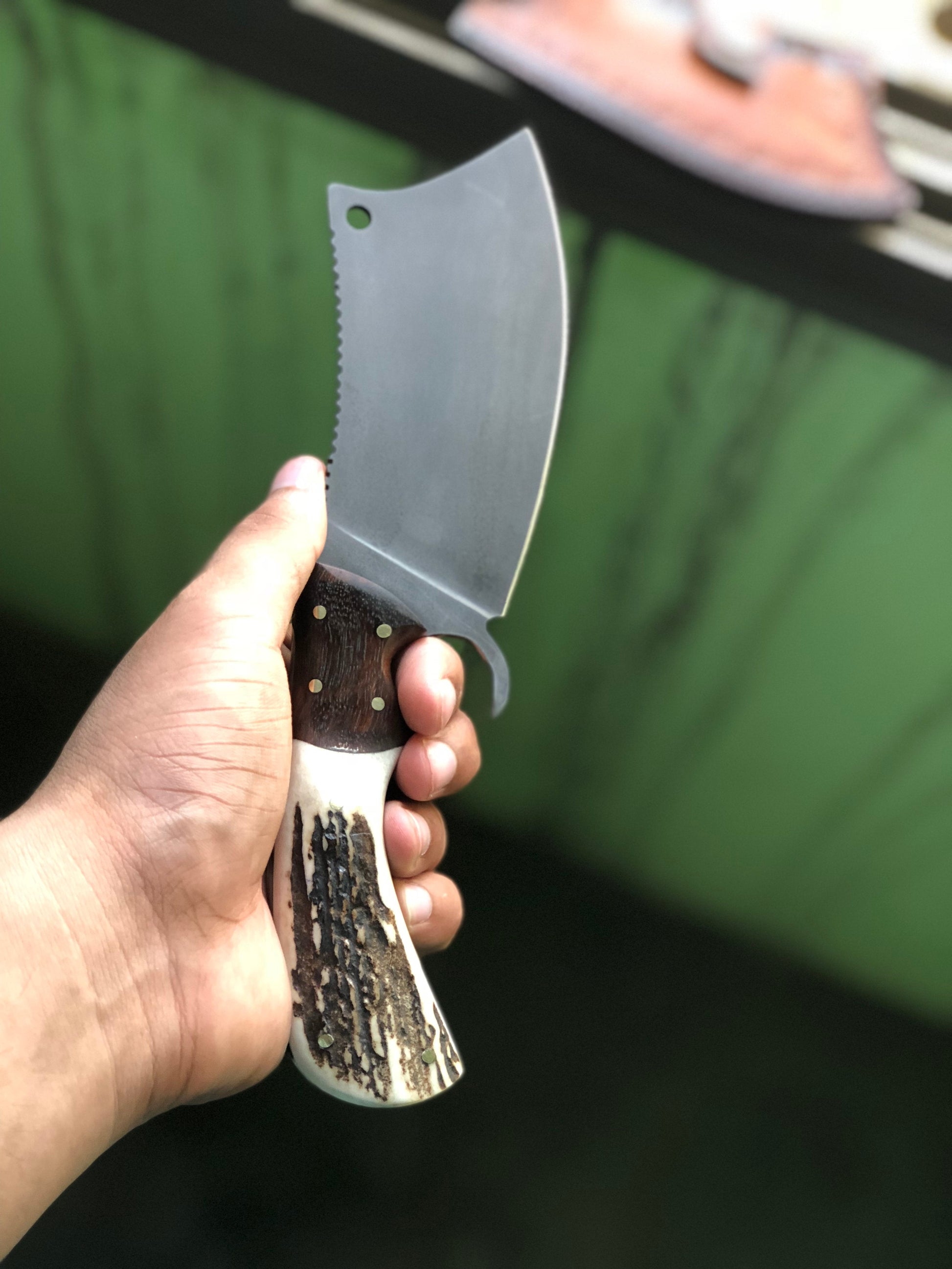 Premium Full Tang Custom 1095 EDC Cleaver Knife - Korvel