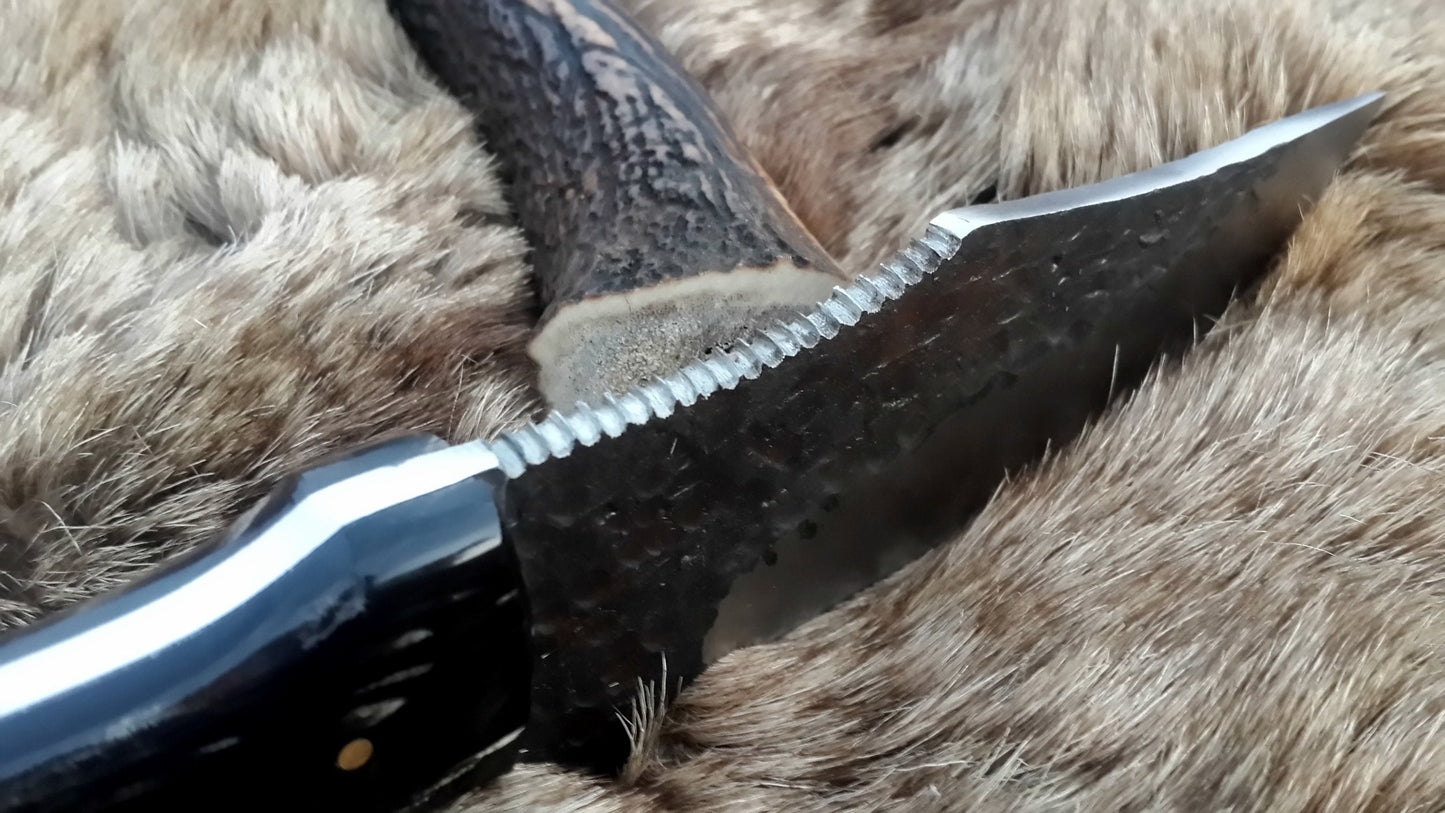 Premium Handcrafted High Carbon Steel Hunting Knife - Korvel