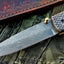 Artisan Crafted Damascus Steel Folding Knife - Korvel
