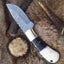 Exquisite Handmade Damascus Steel Knife - Korvel