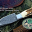 Artisan Crafted Damascus Steel EDC Skinning Knife - Korvel