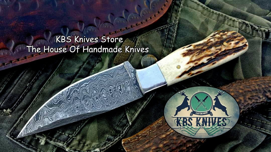 Artisan Crafted Damascus Steel EDC Skinning Knife - Korvel