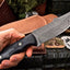 Premium Custom Hunters Knife with Damascus Steel Blade - Korvel