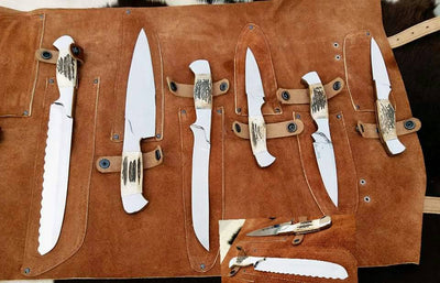 Premium Custom J2 Stainless Steel Chef Knife Set - Korvel